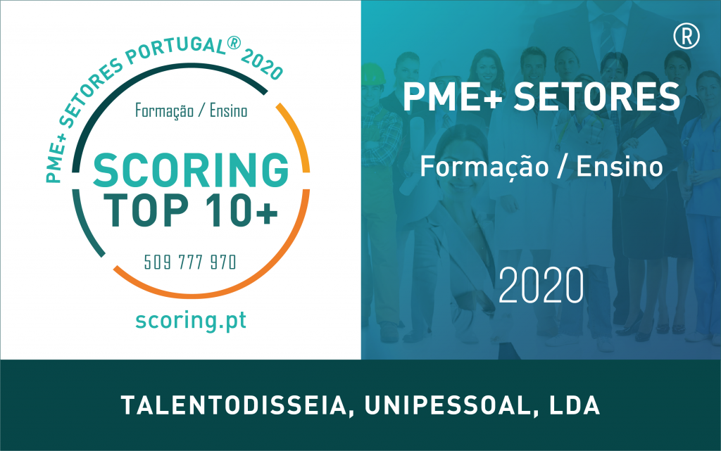 SCORING Top10+ Sector Formação/Ensino Portugal 2020